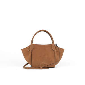 Virginia Small Suede Cuoio