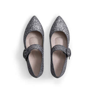 Isabelle Grey Glitter