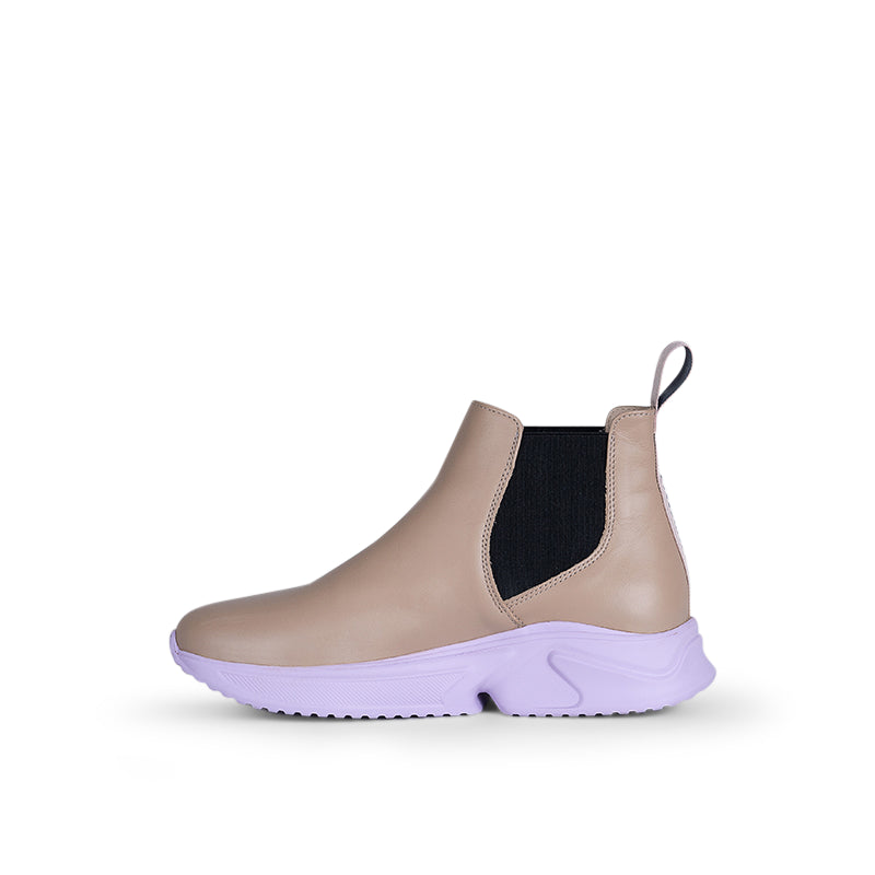 Maren Sneaker Boot Beige Lavender
