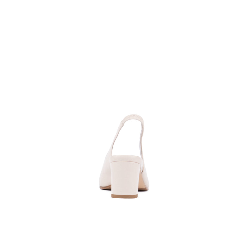 Camilla Slingback White