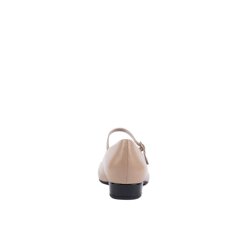 Elisa Ballerina Beige Black