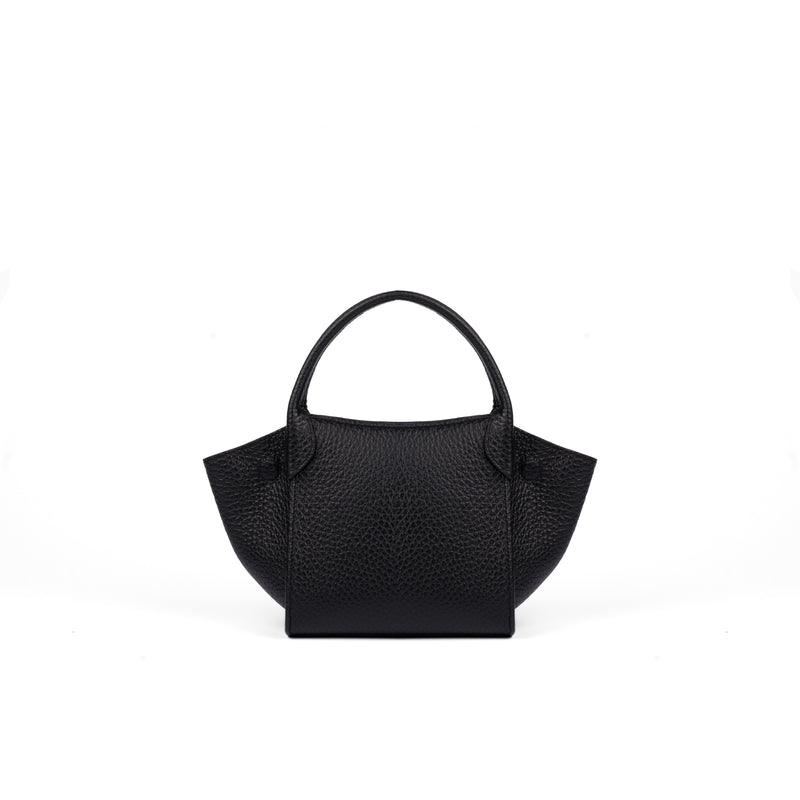Virginia Small Pebbled  Black