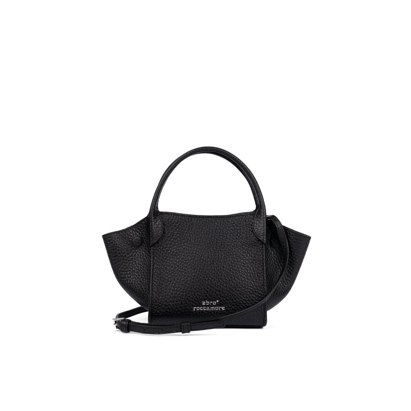 Virginia Small Pebbled  Black