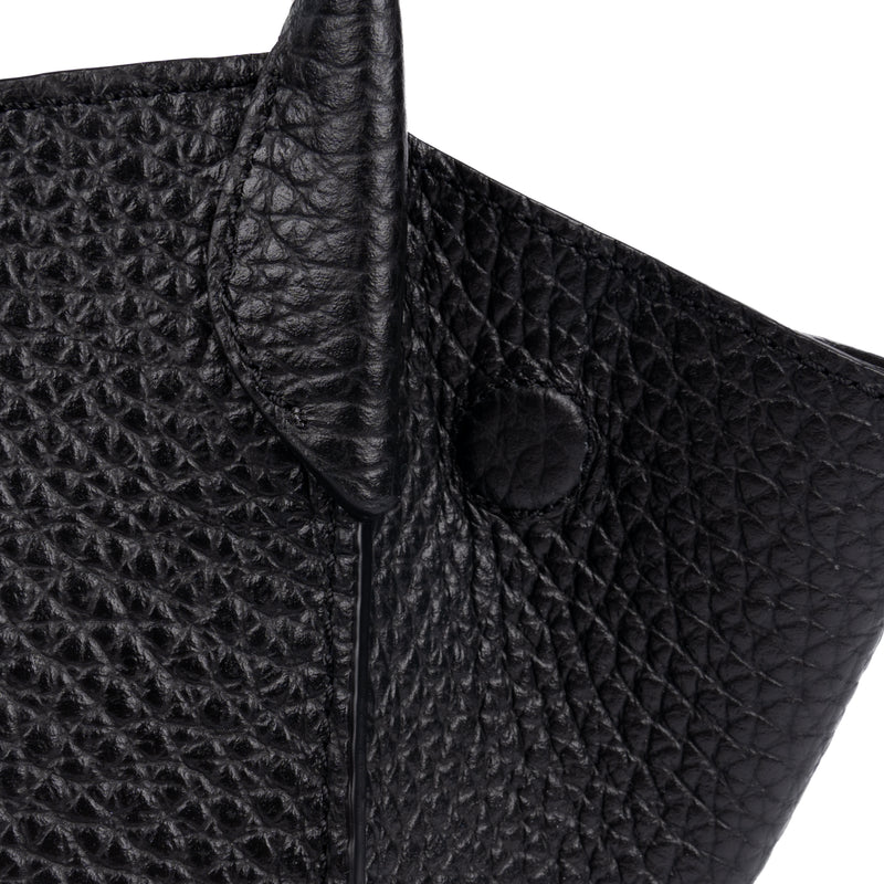 Virginia Small Pebbled  Black