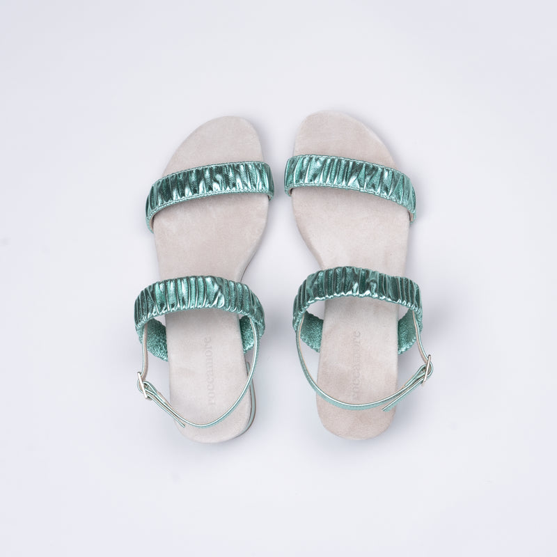 Angie Sandal Metallic Mint