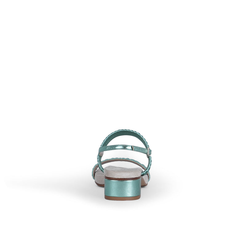 Angie Sandal Metallic Mint