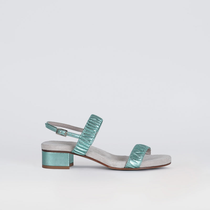 Angie Sandal Metallic Mint