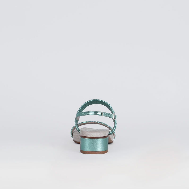 Angie Sandal Metallic Mint