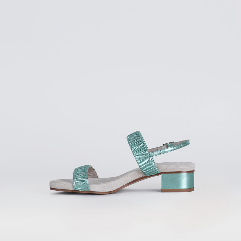 Angie Sandal Metallic Mint