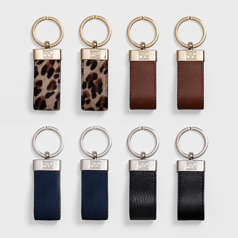 Keyring Carla Cognac