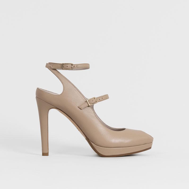 Penny Peep Toe Beige