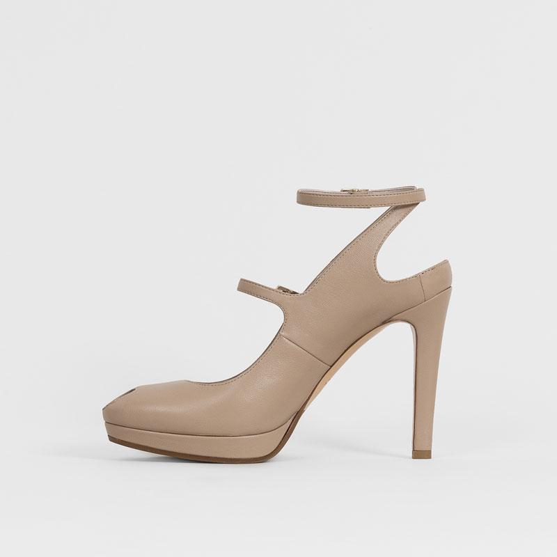 Penny Peep Toe Beige