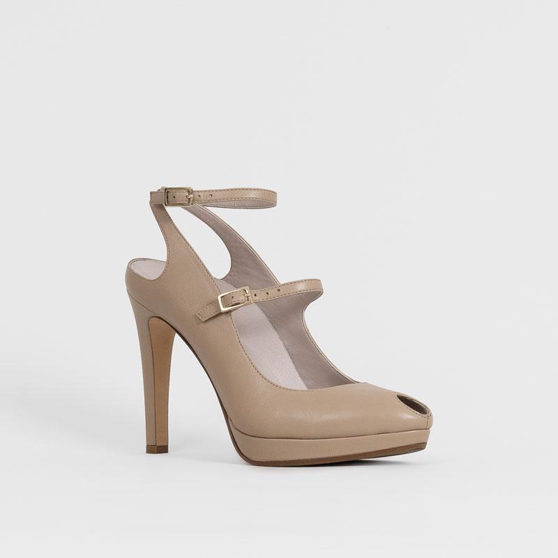 Penny Peep Toe Beige