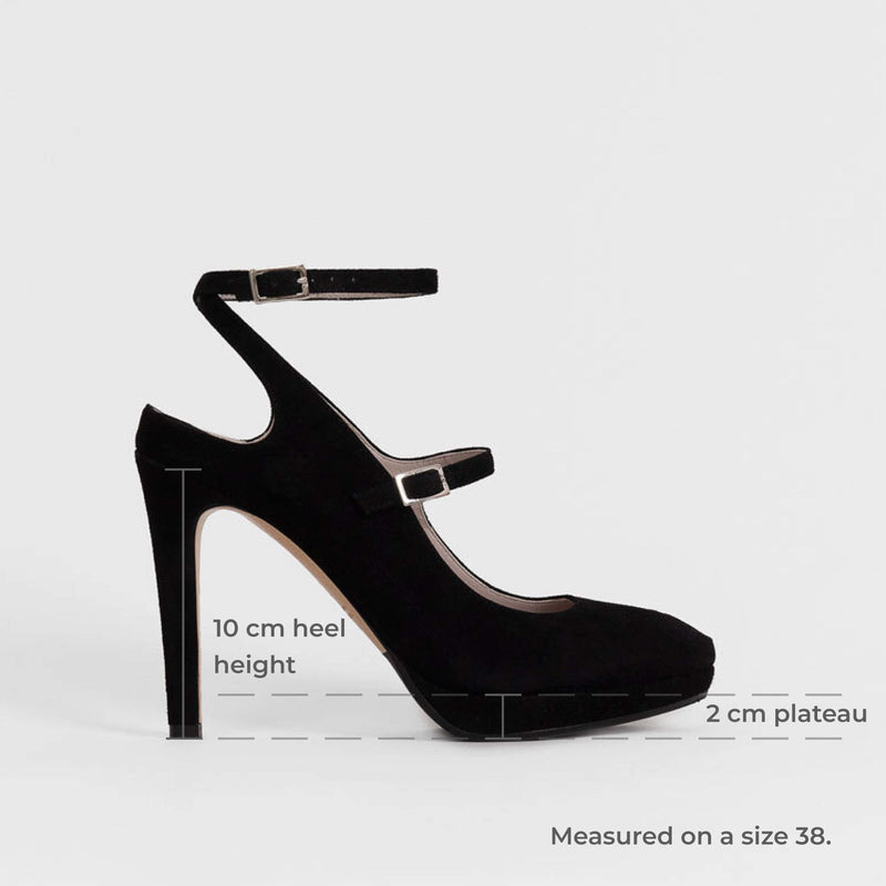 Penny Peep Toe Black